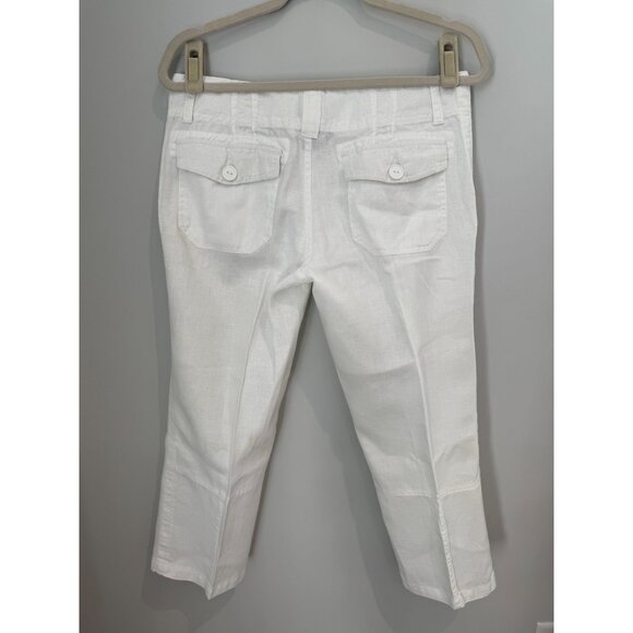 Sanctuary Plus Relaxed 100% Linen Capri Cruisers, size 27 - Picture 10 of 14